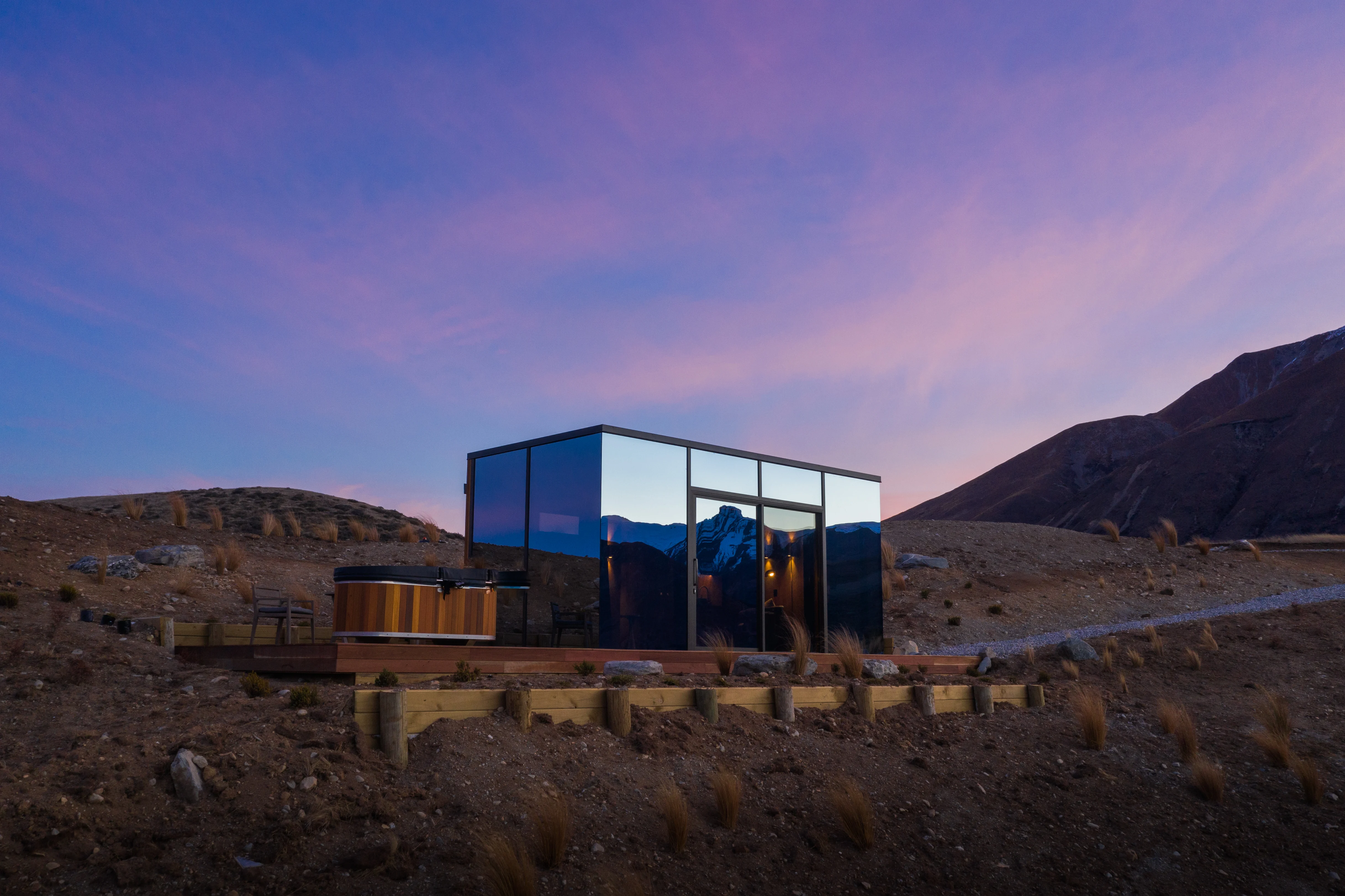 Luxury tent in the outback