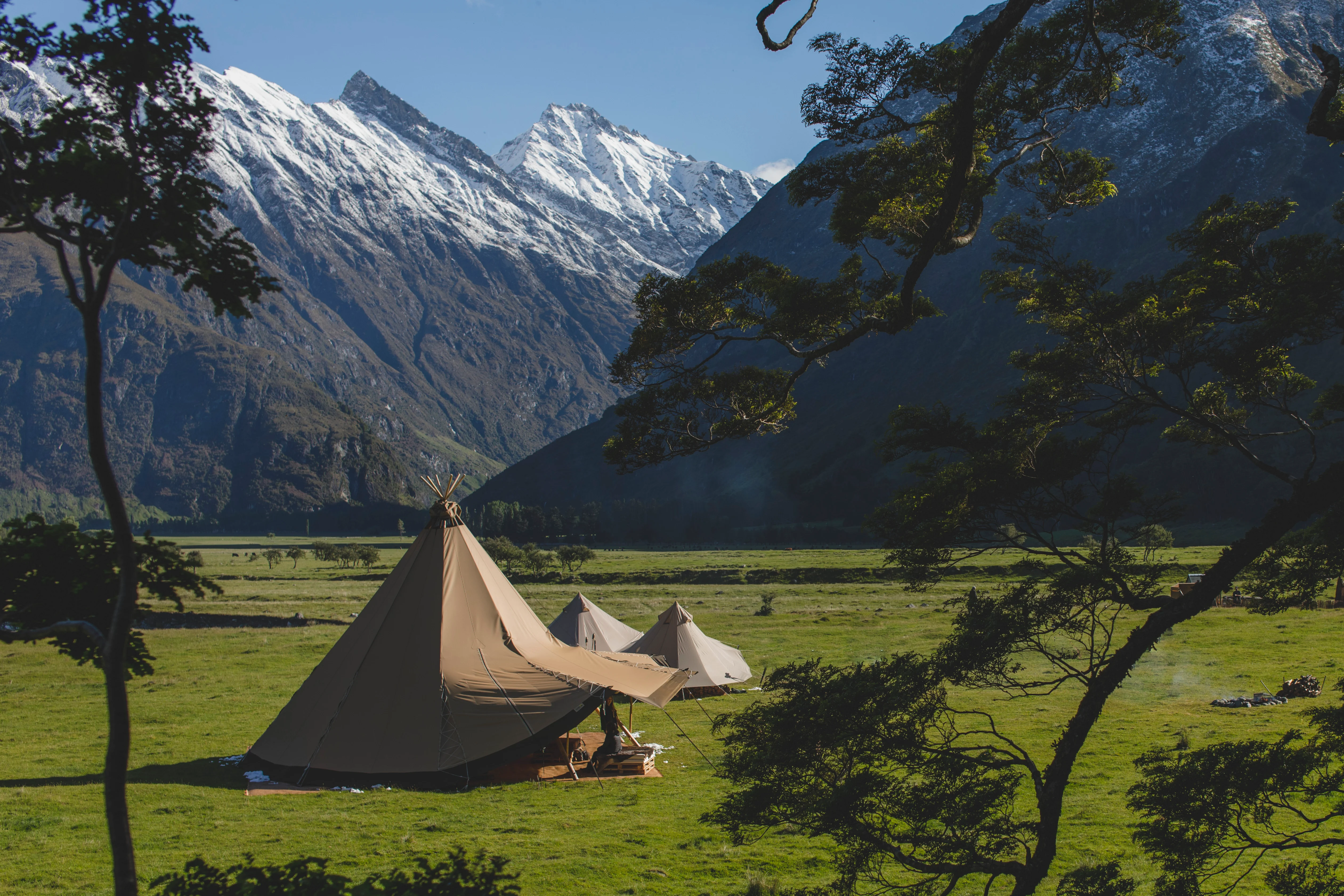 Luxury tent in the outback
